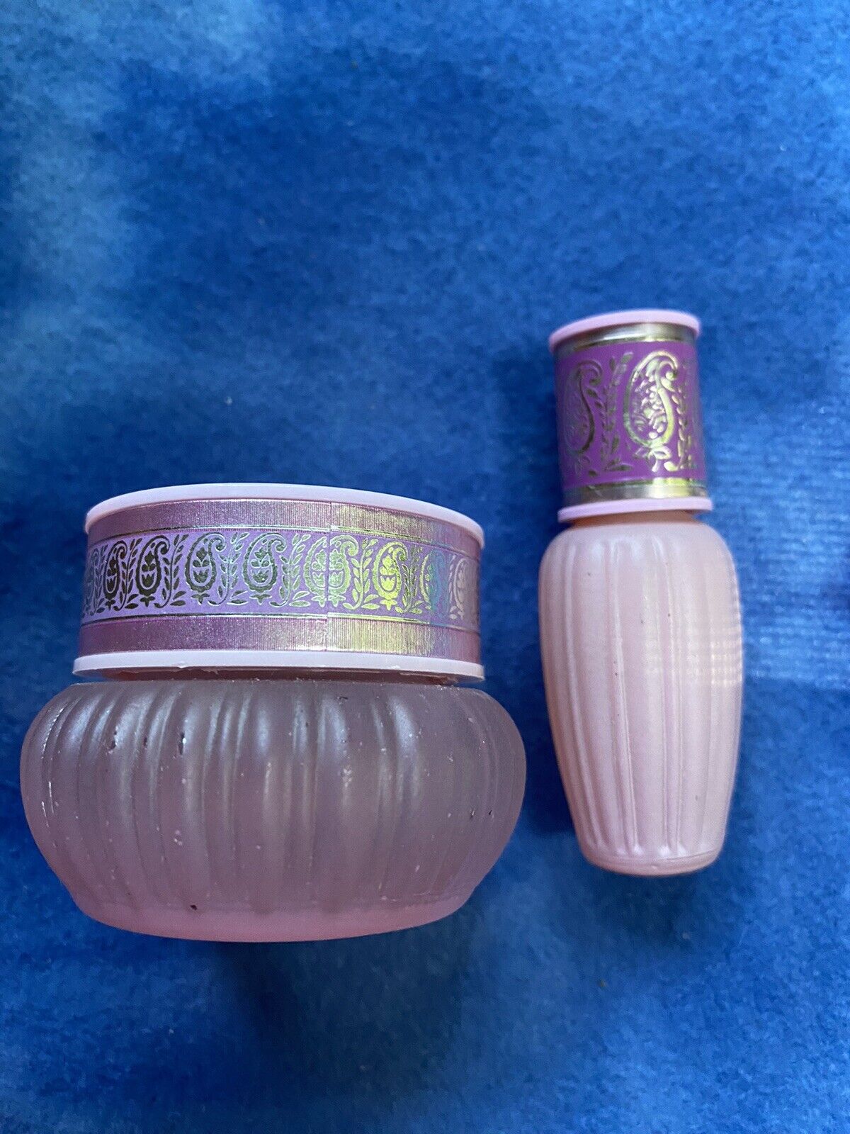 Pair of Vintage Avon Elusive .33fl.oz. Cologne & EMPTY Elusive Cream Sachet Jar