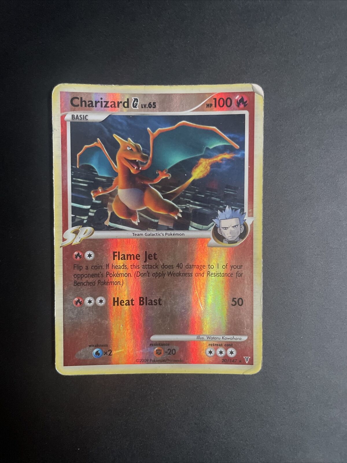 Charizard G 20/147 Platinum Supreme Victors Rare Reverse Holo Pokemon Card PLAYD