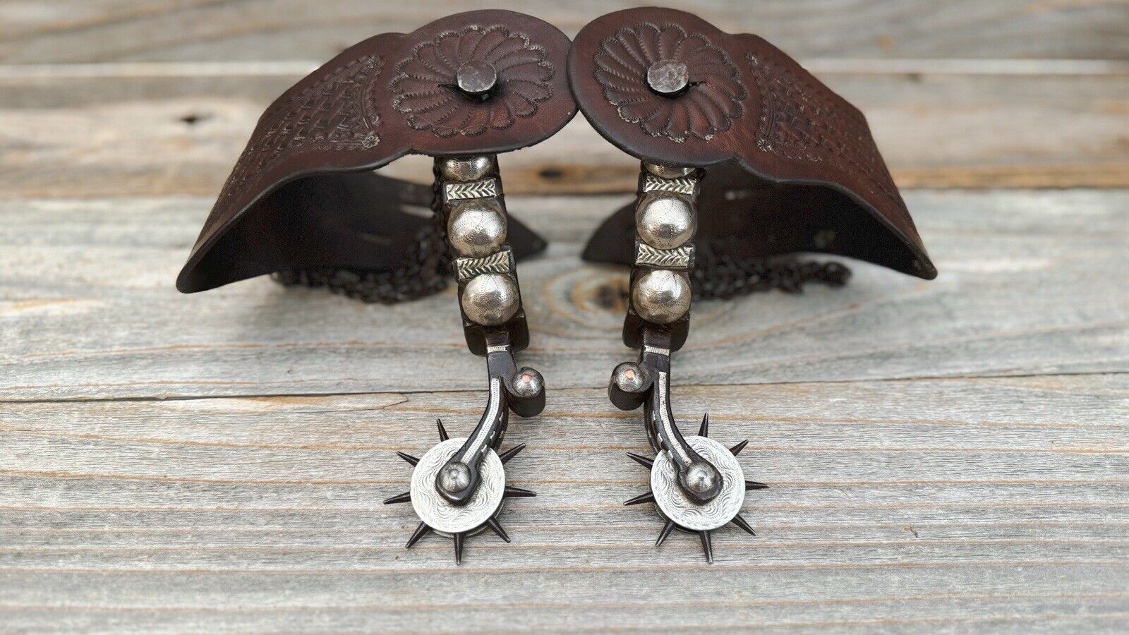 Antique Transitional (Mexican-Californian) Style Spurs