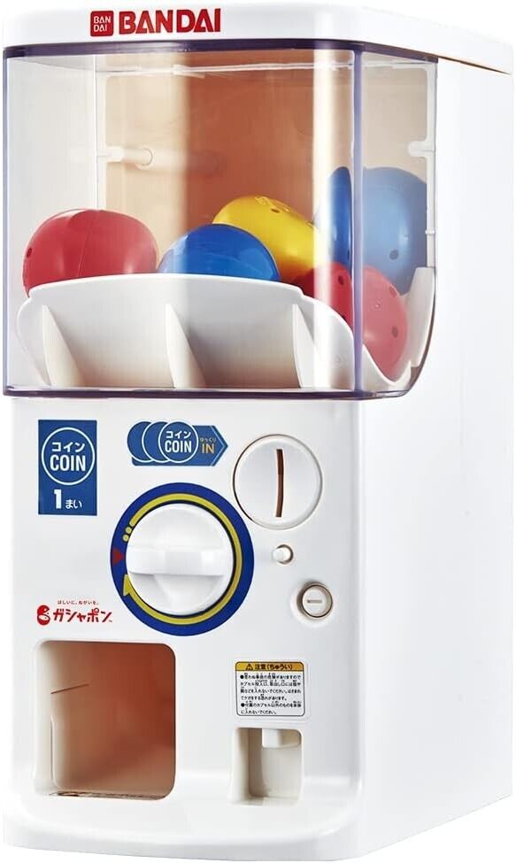 Bandai Official Gashapon Machine Plus Try 4Coin 9Capsule Station Toy