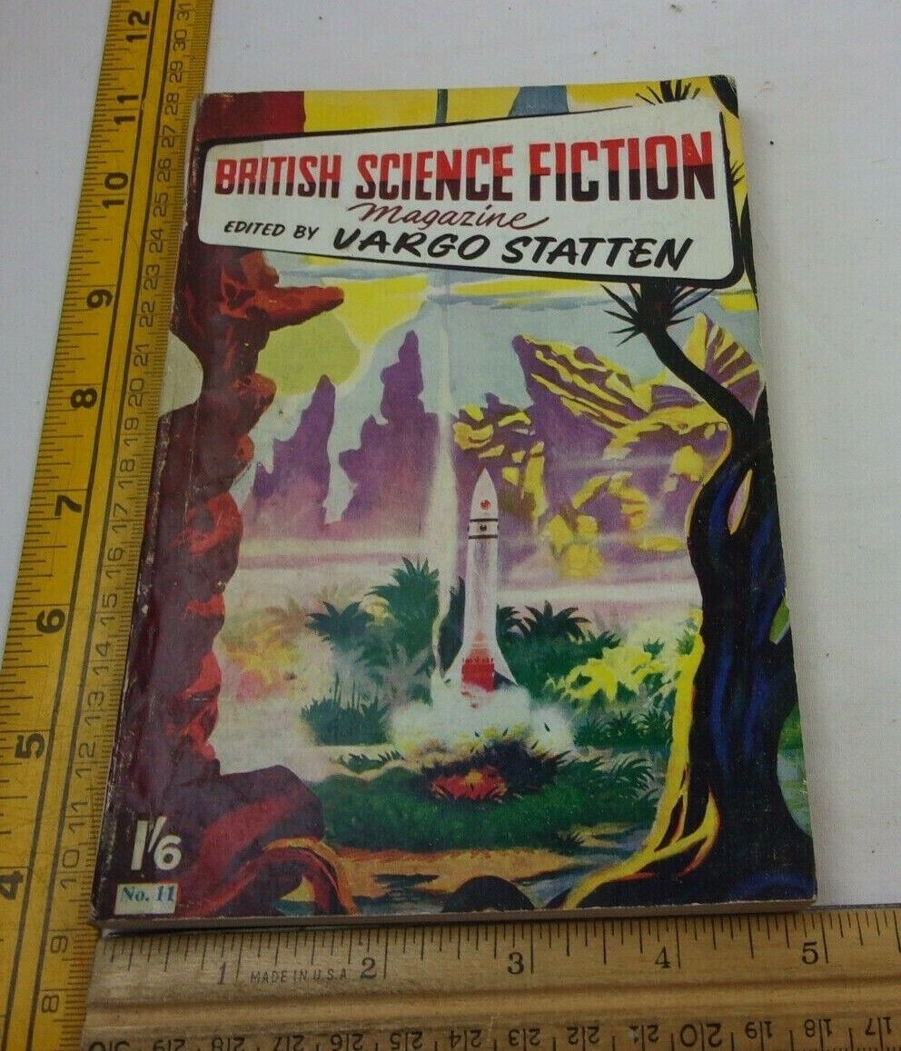 Vargo Statten British Science Fiction pulp magazine V1 #11 1940s-50s Clarke