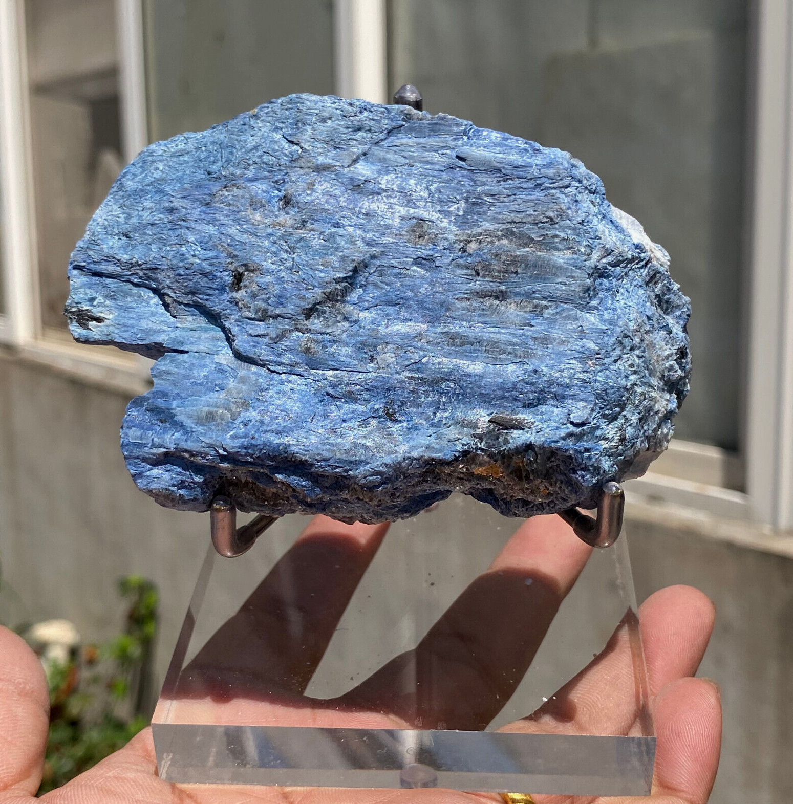 300g Large Rare Dumortierite Blue Gemstone Crystal Rough Specimen Madagascar