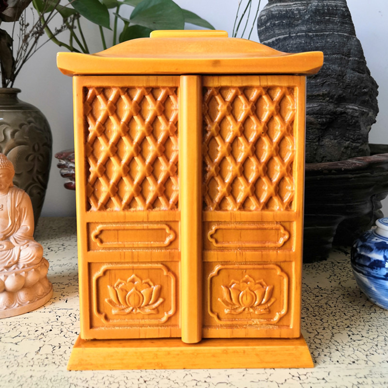 Miniature Solid Wood Buddhist Altar Buddhism Worship Buddhist Altar Decoration
