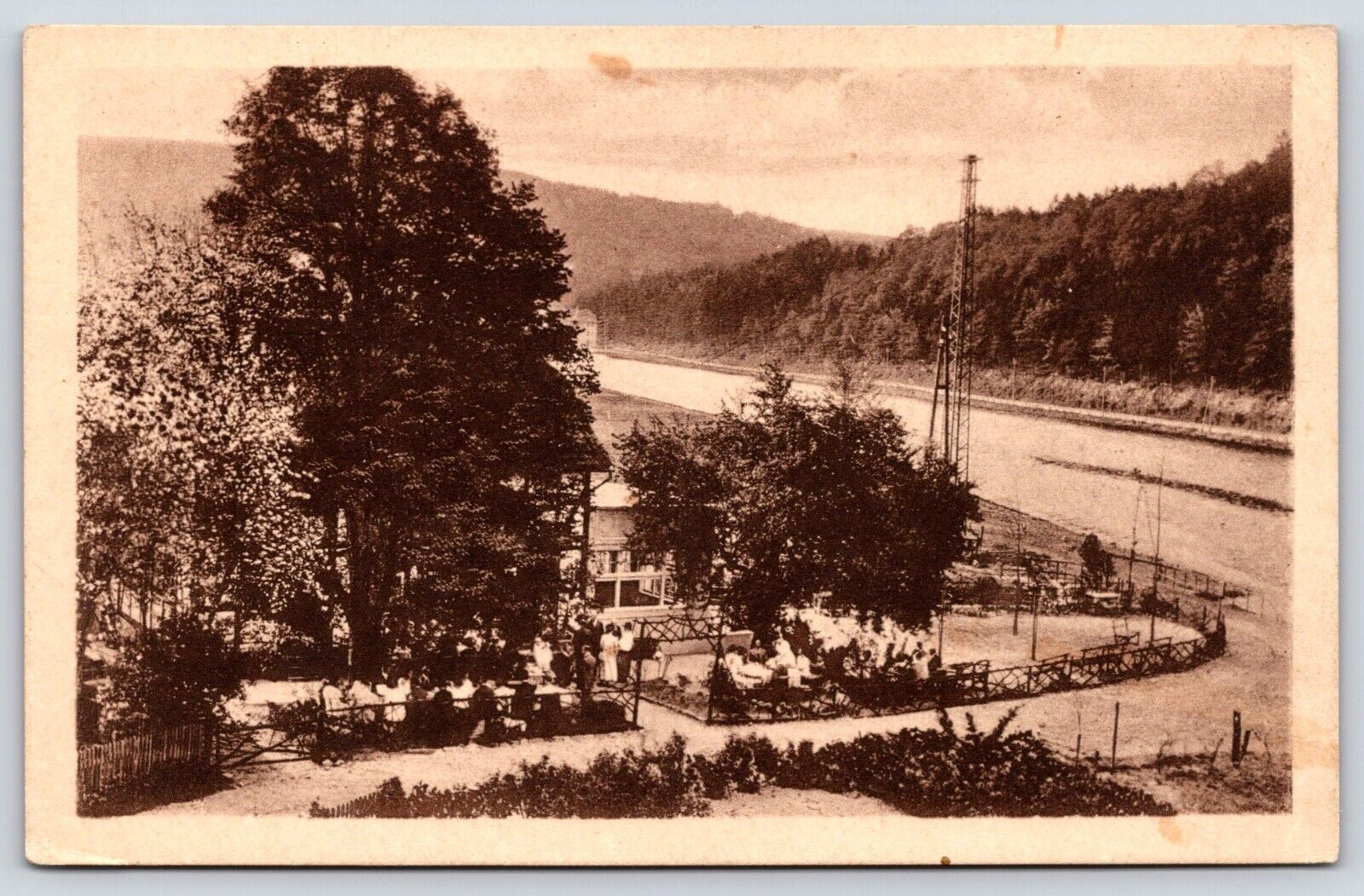 Vintage Postcard Werrahaus bei Hann. Münden Restauration und Sommerfrische