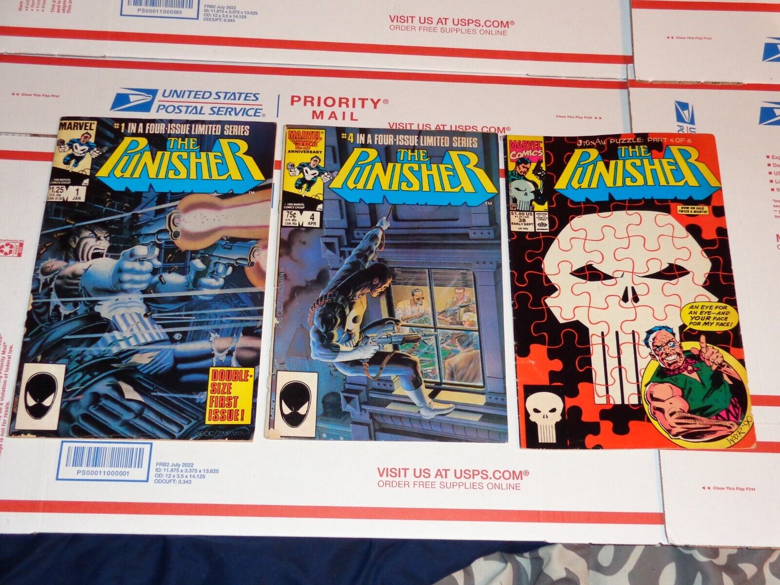 The Punisher Limited Series #1 & #4 - 1985  /Plus Bonus Comic - MARVEL COMICS