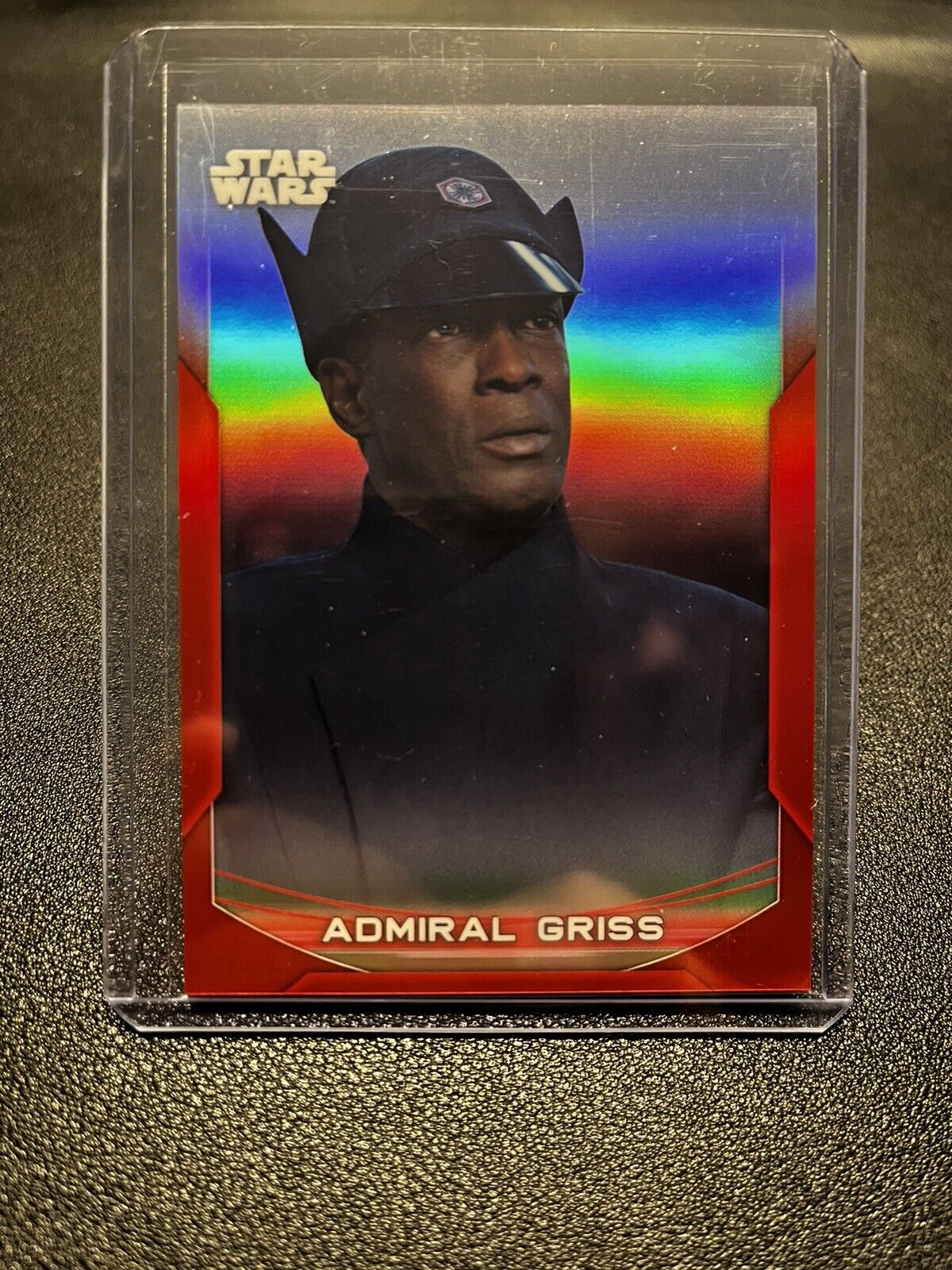 2020 Topps Star Wars Chrome Perspectives Admiral Griss #40-R RED 2/5