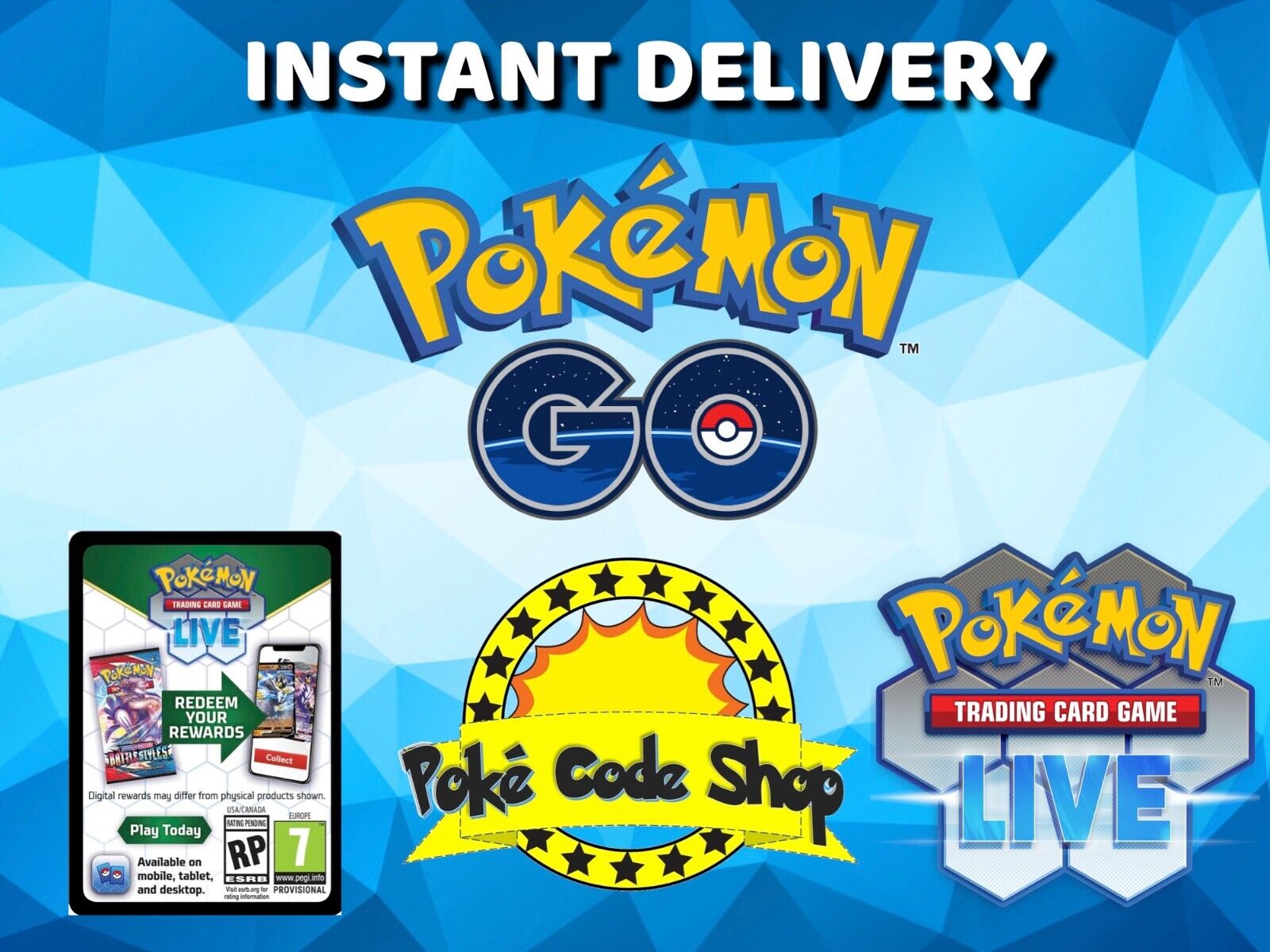 200 x POKEMON GO Live Pokemon Booster Codes Online INSTANT QR EMAIL DELIVERY