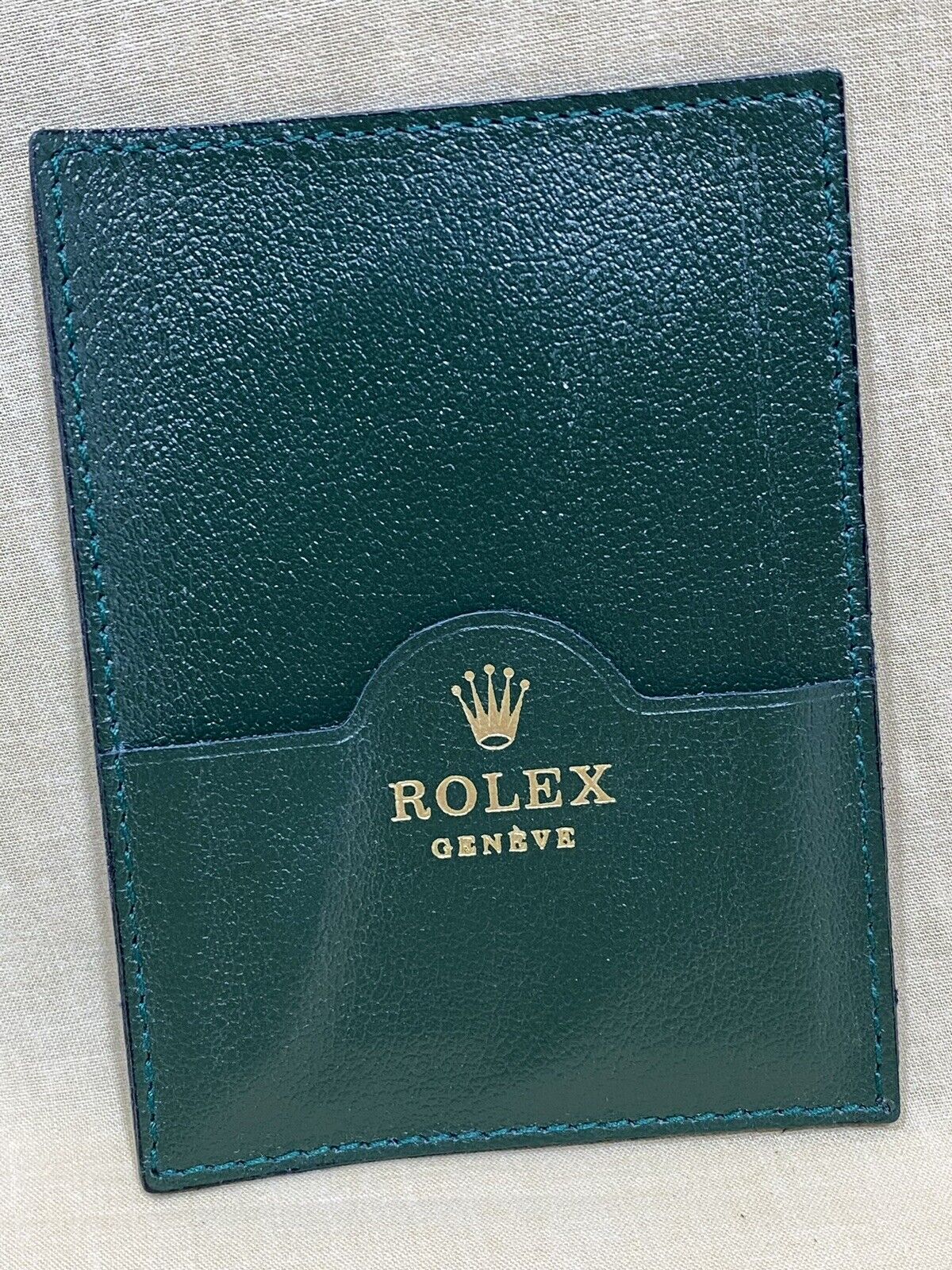 ROLEX Wallet Translation Certificate Document Holder Leather Sea-Dweller GMT