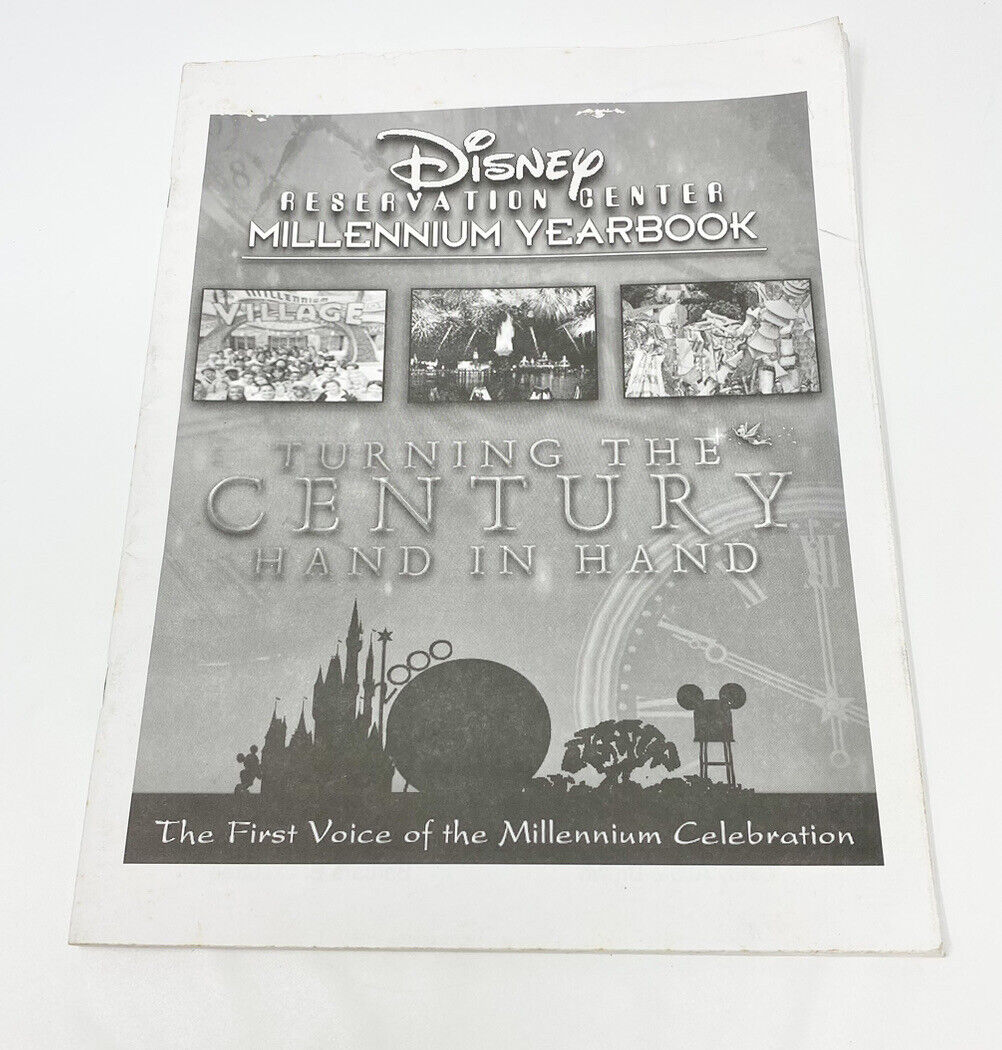 Vintage Walt Disney World Employee Memorabilia Reservation Center Yearbook 2000