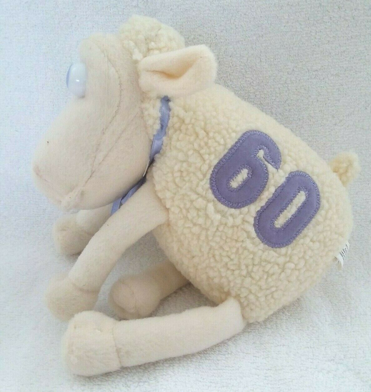 Plush Serta Counting Sheep City Of Hope Number 60 7 1/2