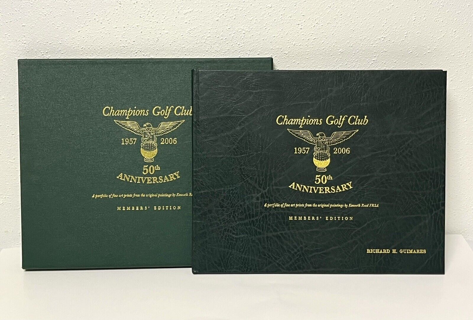 Champion Golf Club 50th Anniversary Members Book Signed Kenneth Reed  Jack Burke