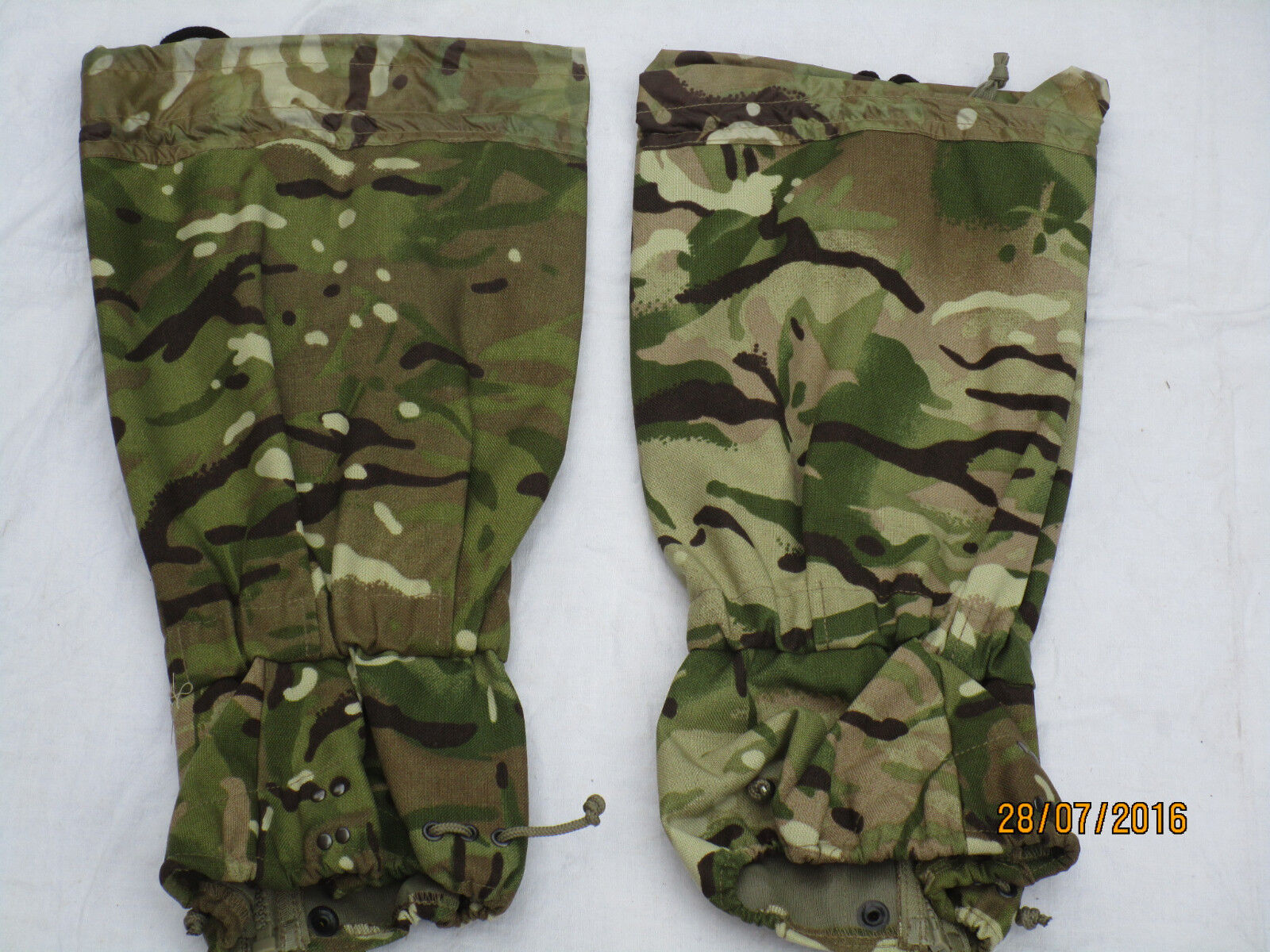English Moisture Protection Puttees, Gaiters GS, MK2, Mtp 2015, Multicam, Size