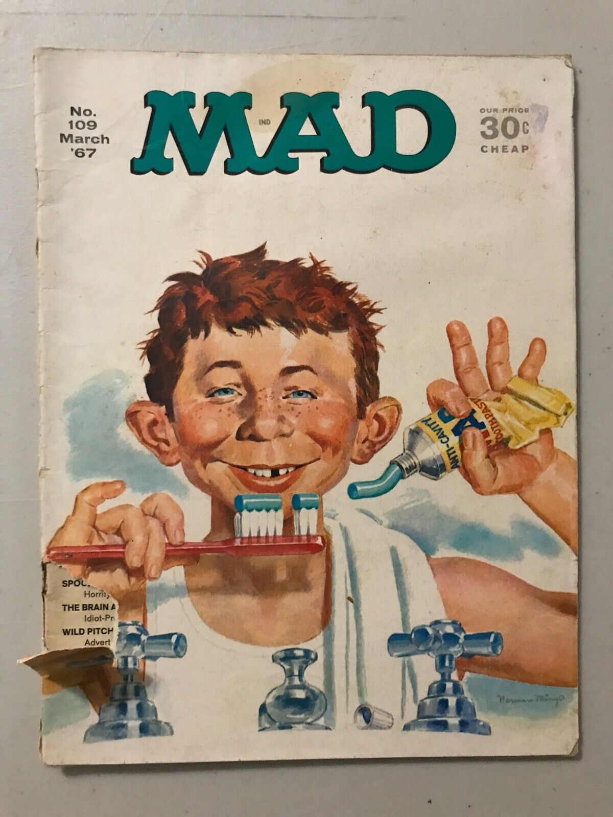 Mad Magazine #109 MARCH 1967 - READER / ACCEPTABLE
