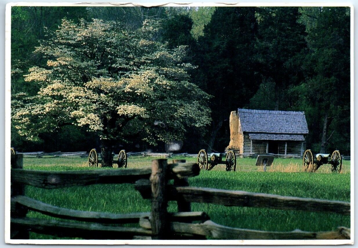 Postcard - Manse George Cabin, Shiloh National Military Park - Shiloh, Tennessee