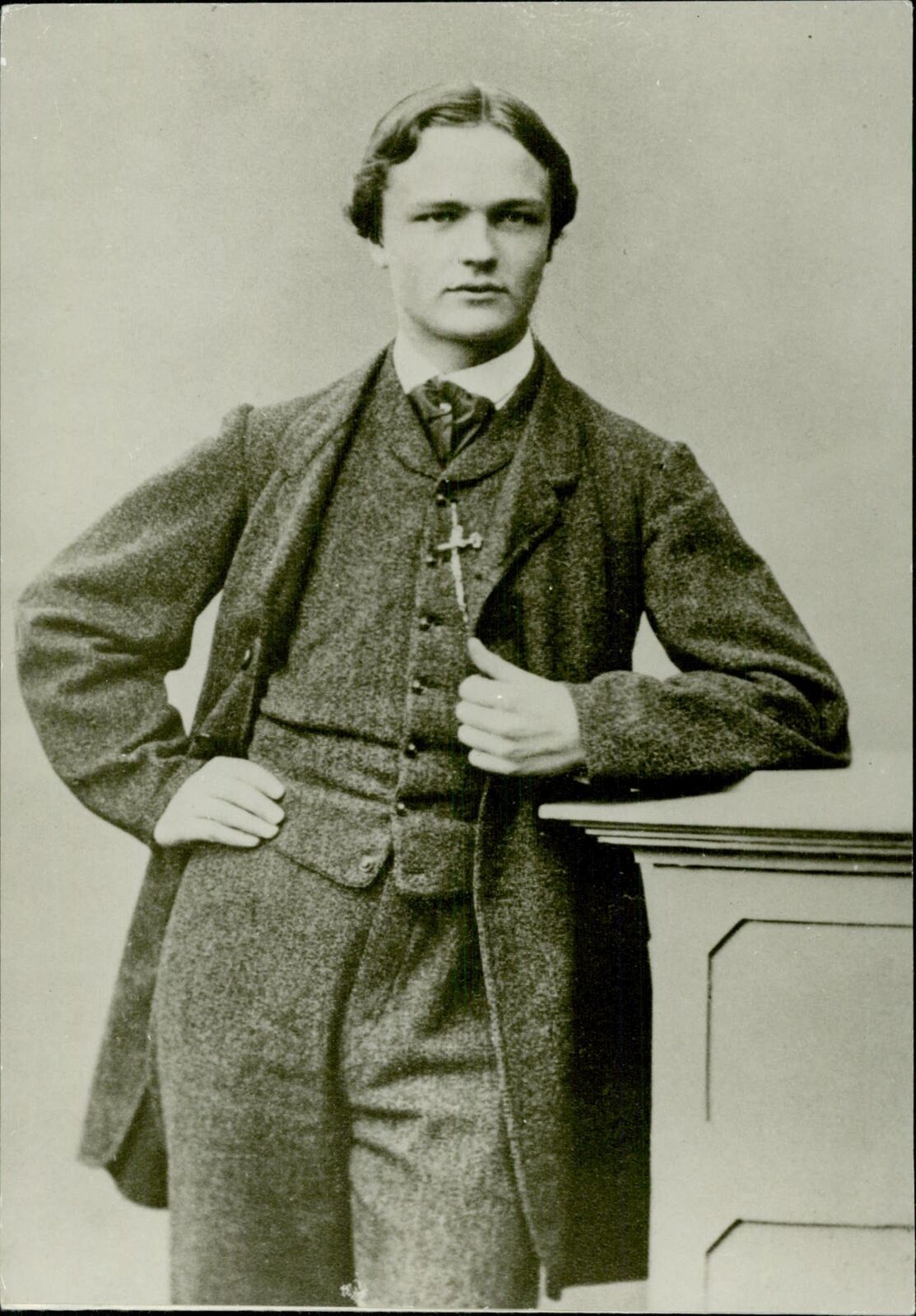 August Strindberg as a 16-17-year-old in the mi... - Vintage Photograph 749559