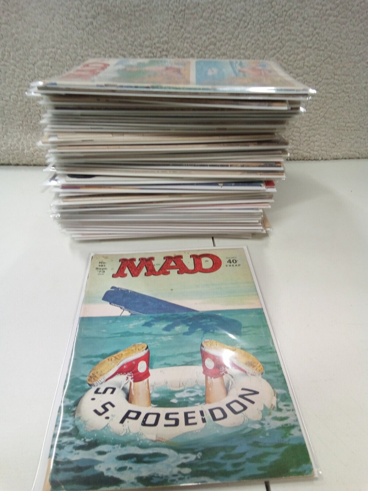 Huge Lot Of 56 Vintage Mad Magazines Ranging From 1960\'s To The 1990\'s