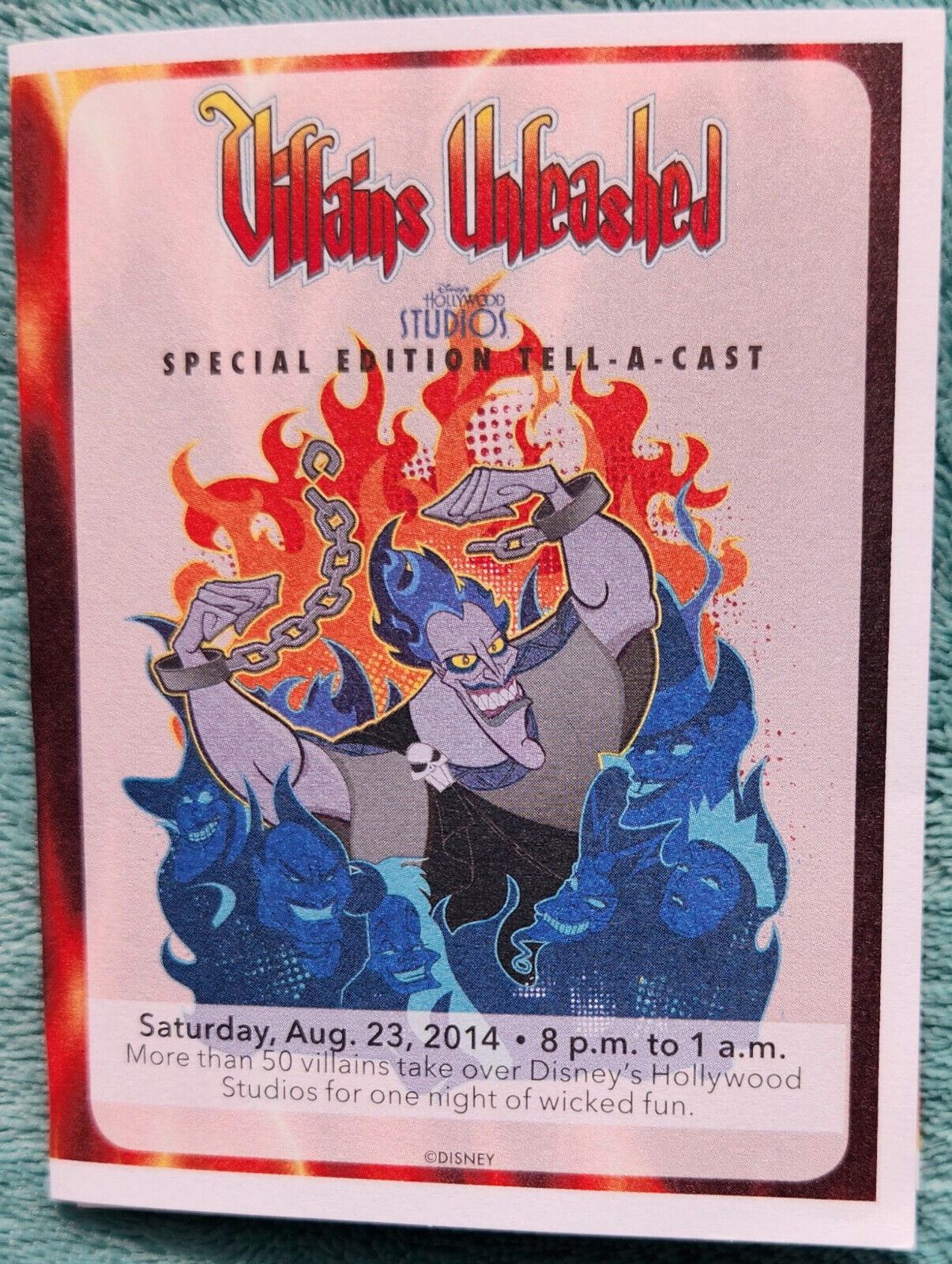 2014 Hollywood Studios Villains Unleashed 1st Ever After Hours Event Tell-A-Cast