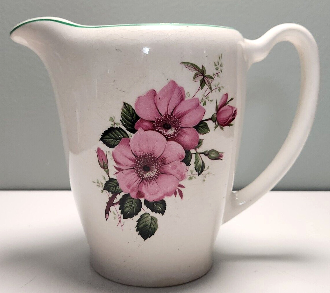 Lord Nelson Ware Floral Pitcher Vase Elijah Cotton 6''