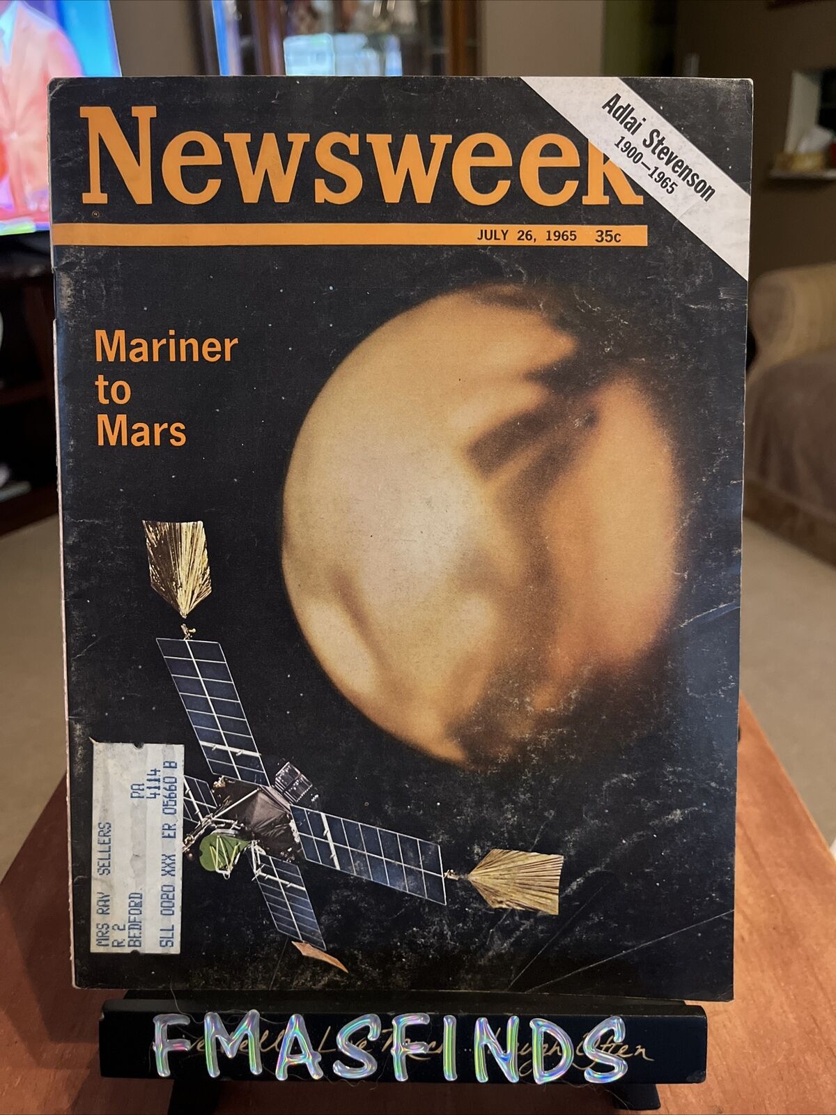 C2 1965 MARINER TO MARS NASA Space July 26 NEWSWEEK Magazine 