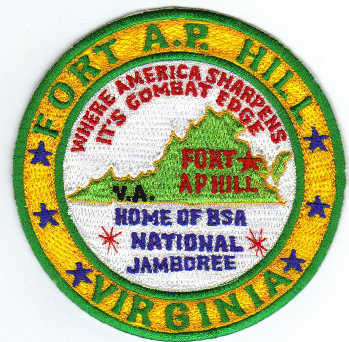 US ARMY POST BASE PATCH,  FORT A.P.HILL VIRGINIA      Y
