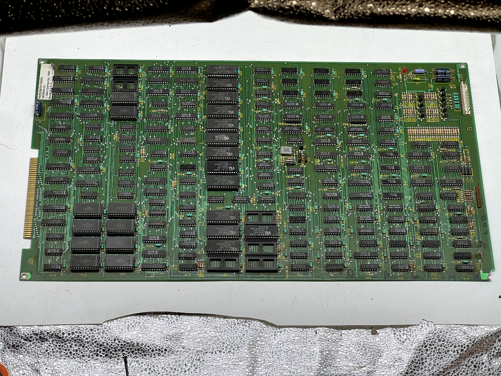 Atari Paperboy Arcade Game PCB, Untested, Video Board, A043005-01