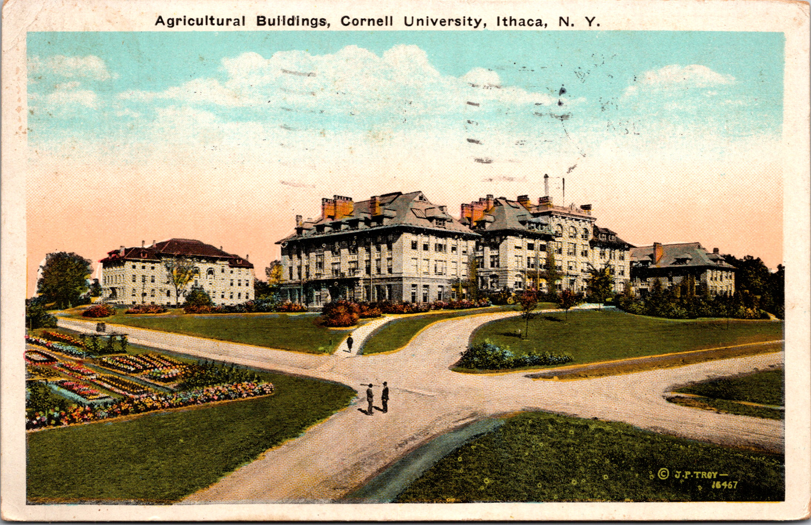Vintage C. 1924 Agricultural, Cornell University, Ithaca New York NY Postcard
