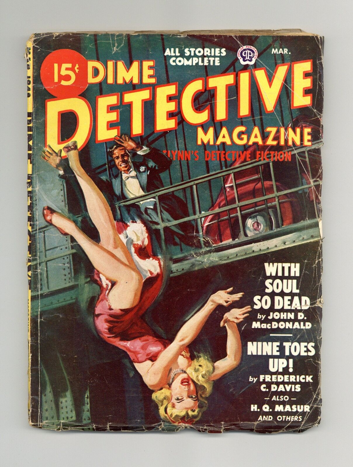 Dime Detective Magazine Pulp Mar 1948 Vol. 56 #3 VG- 3.5