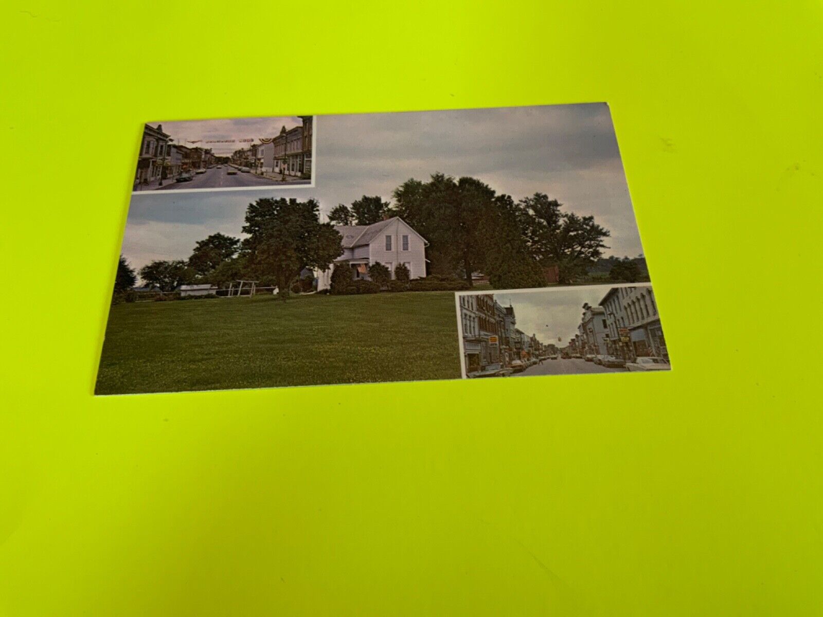 Wapakoneta, Ohio ~ Multi View Greetings - Neil Armstrong Birthplace Vnt Postcard