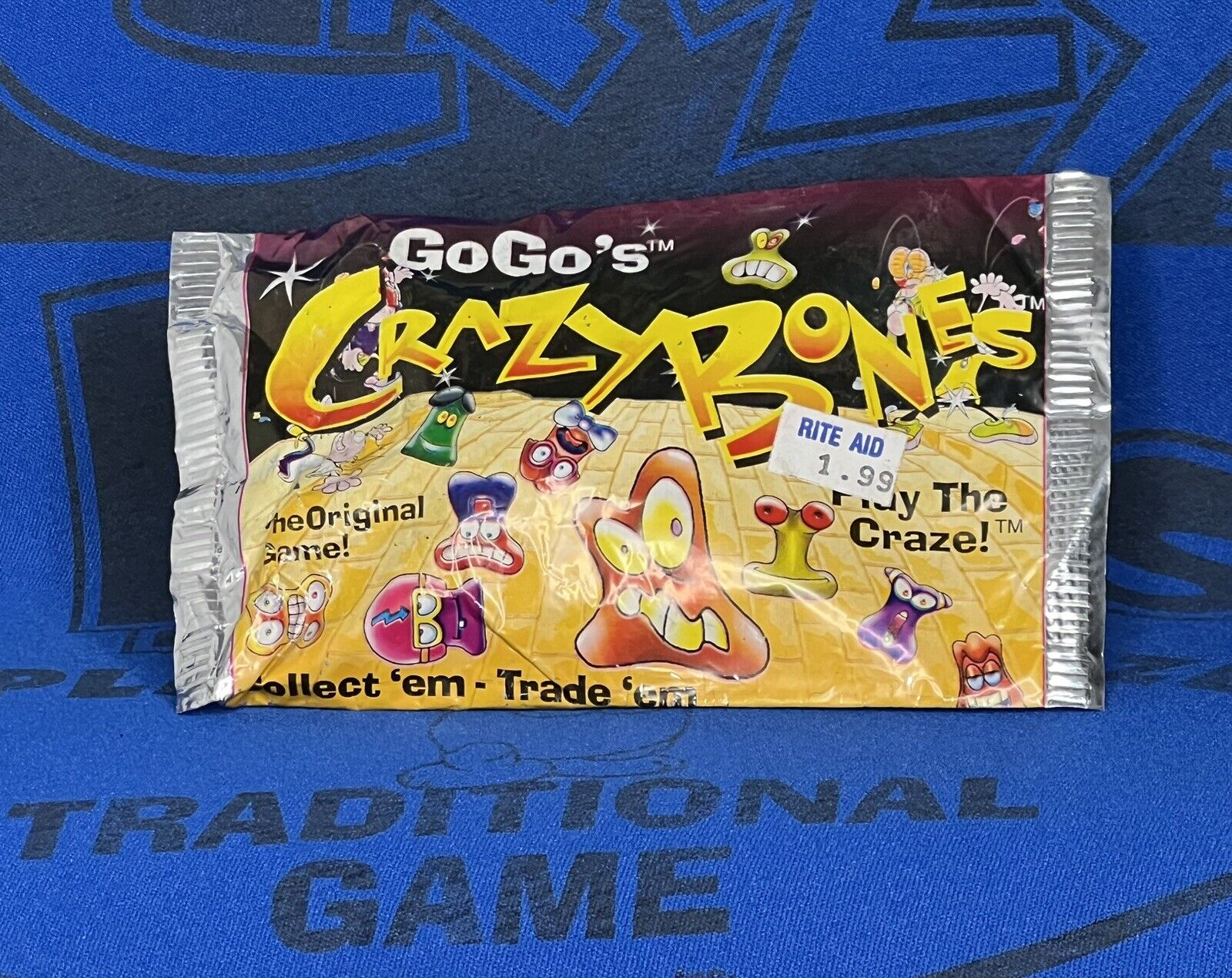 GoGo's Crazy Bones Classic Original Series 1 New Sealed Pack RARE
