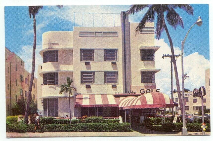 Miami Beach FL The Gale Hotel 1690 Collins Ave. Vintage Postcard Florida