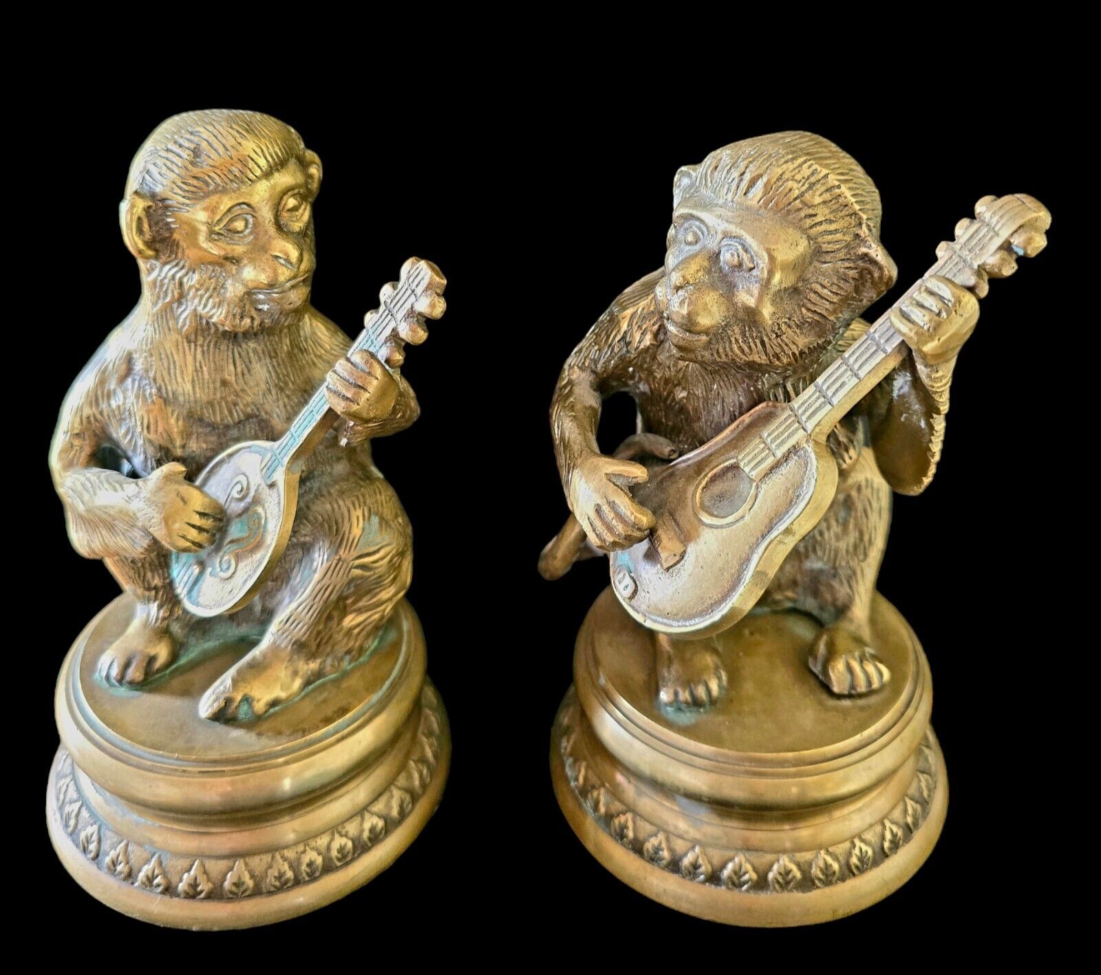 Vintage Brass Monkeys Playing Guitar & Mandolin 7.5\
