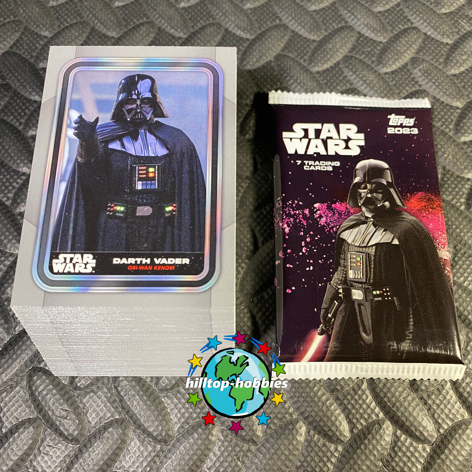 2023 TOPPS STAR WARS FLAGSHIP TRADING CARDS COMPLETE 100-CARD BASE SET +WRAPPER