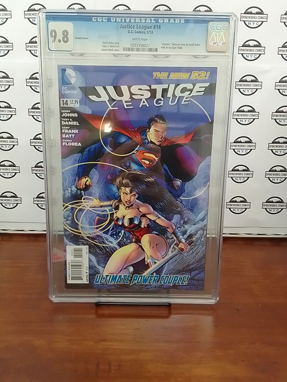 Justice League #14 Fabok Cover, CGC 9.8 