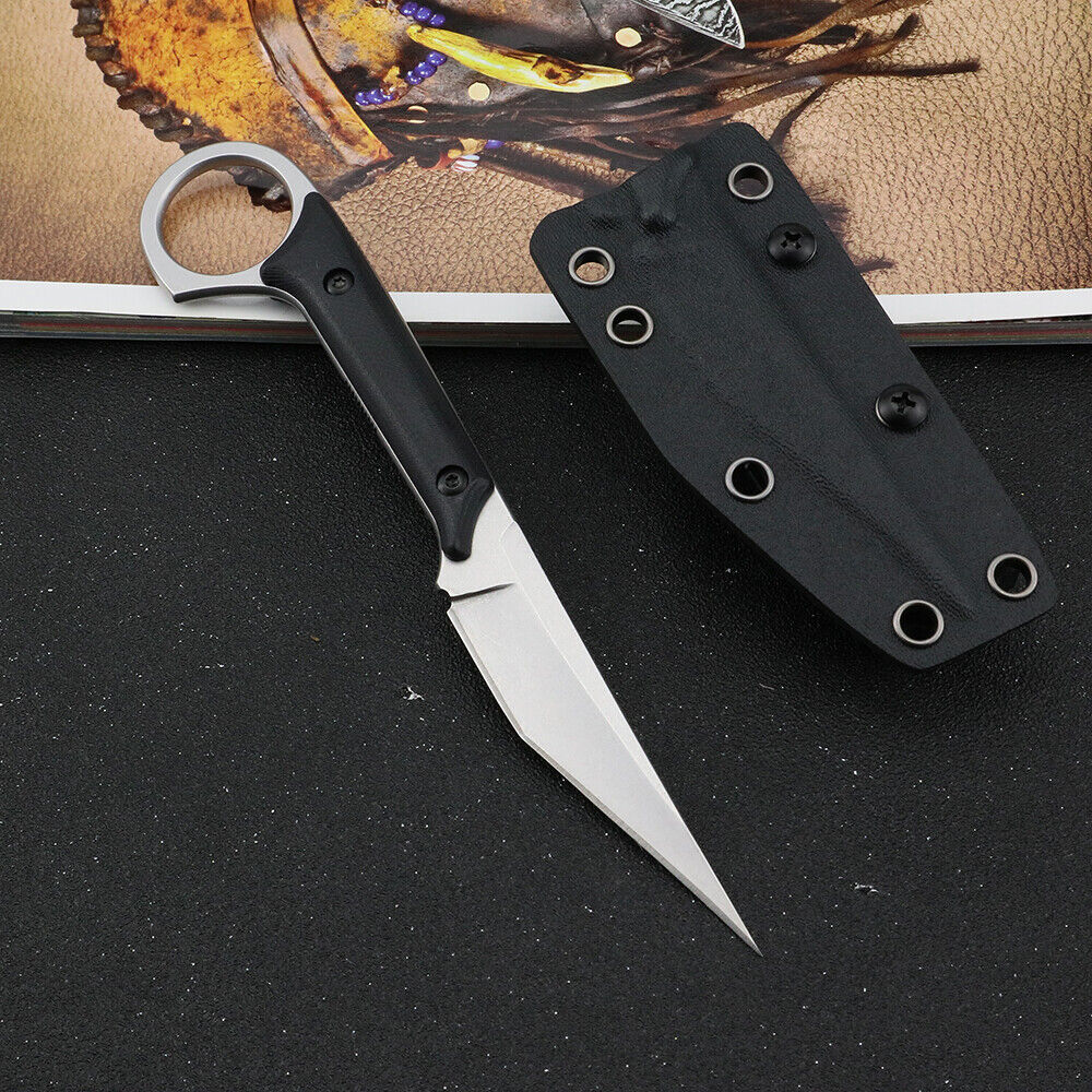 Karambit 440C Steel Fixed Blade Tactical Pocket Knives Outdoor Survival Hunting