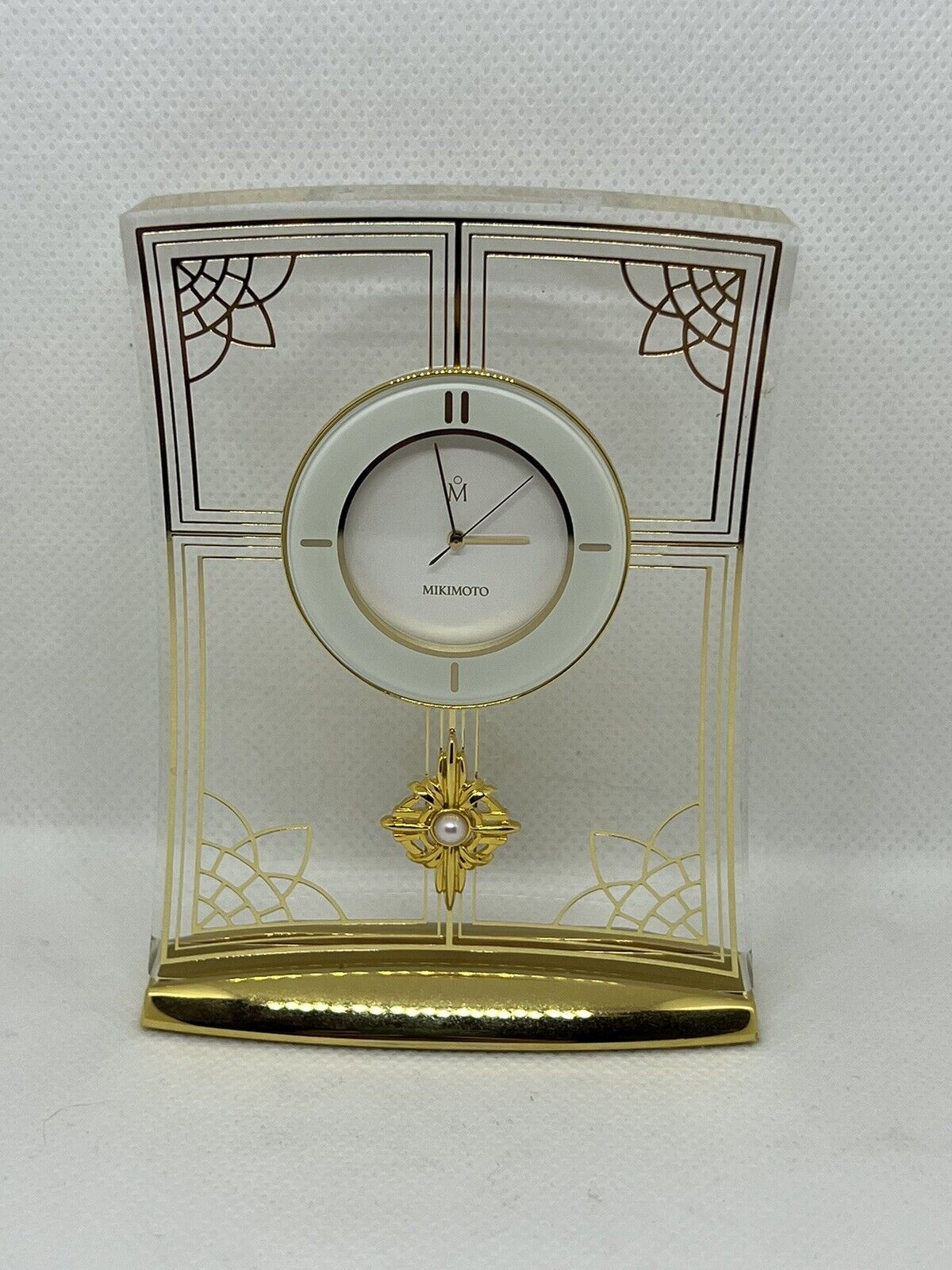 Mikimoto Pearl Table Clock