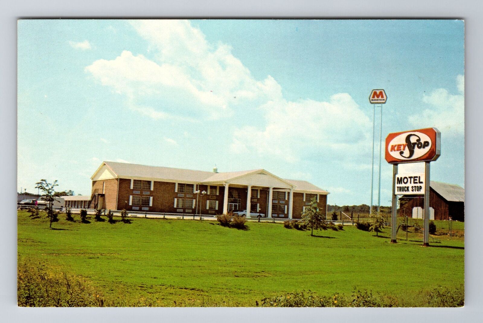 Franklin KY-Kentucky, KeyStop Motel & Restaurant Advertising, Vintage Postcard