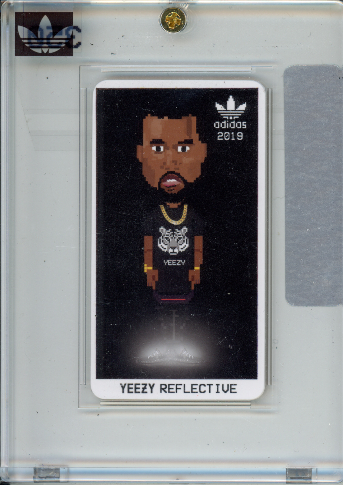 2019 Hypecardz YEEZY USA Kanye West Adidas Boost 350 Reflective Card
