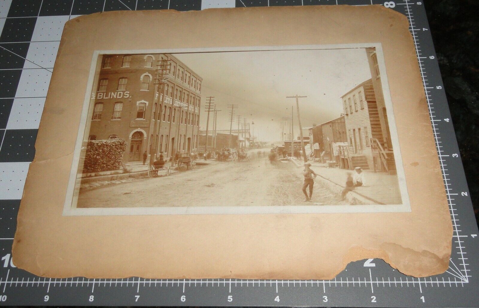 1880s DUBUQUE Iowa IA Downtown FIRE DISASTER Antique Orig 8x10 Albumen PHOTO #3