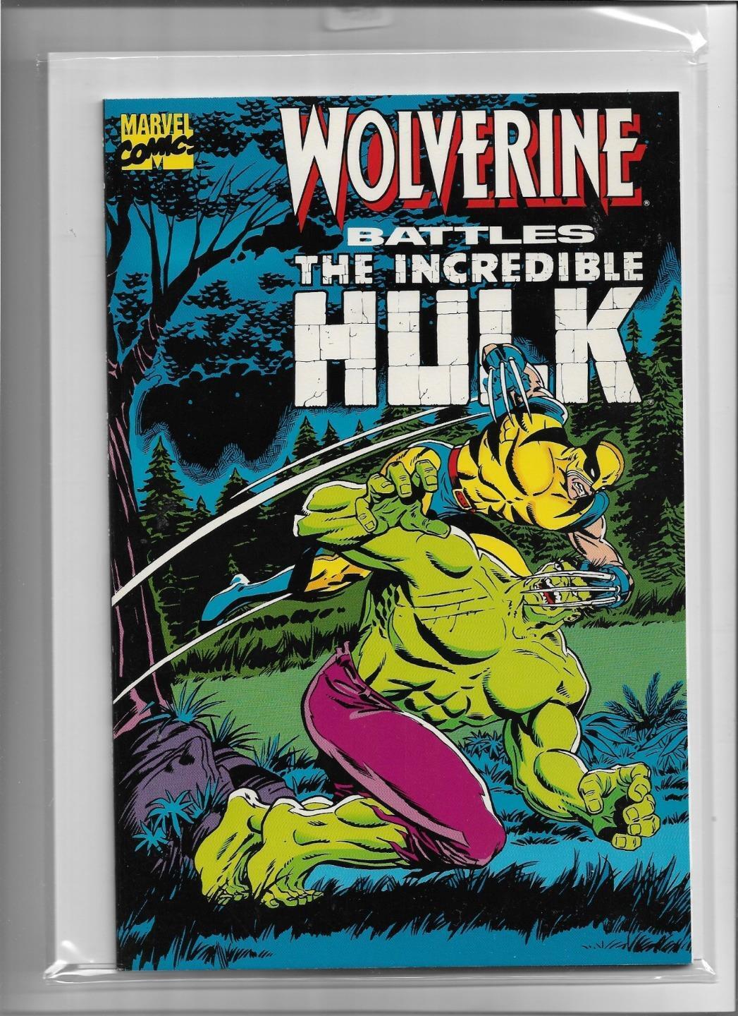 WOLVERINE BATTLES THE INCREDIBLE HULK #180-181 1986 NEAR MINT- 9.2 4573