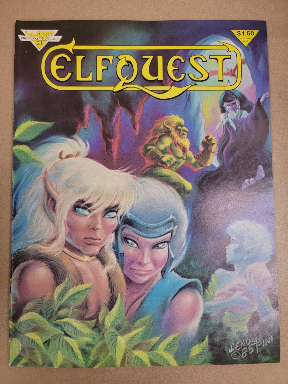 Elfquest #21 Warp Graphics February 1985 (Vintage)