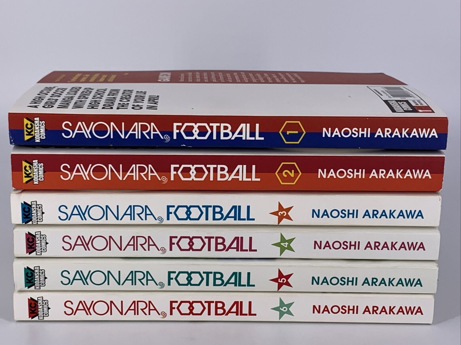Sayonara Football 1-6 English Manga Kodansha Comics Naoshi Arakawa
