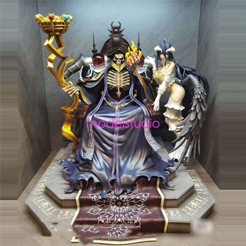 Kadokawa&Acme Overlord Ainz Ooal Gown Resin Model Albedo Statue In Stock H62cm