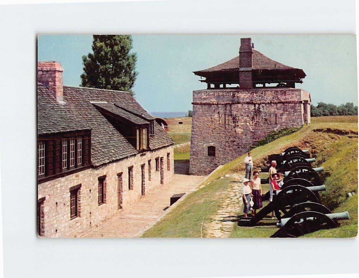 Postcard The Dauphin Battery Old Fort Niagara Youngstown New York USA
