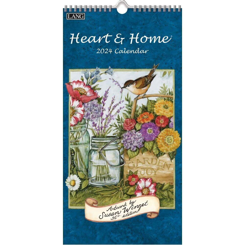 Lang Heart & Home 2024 Vertical Wall Calendar w