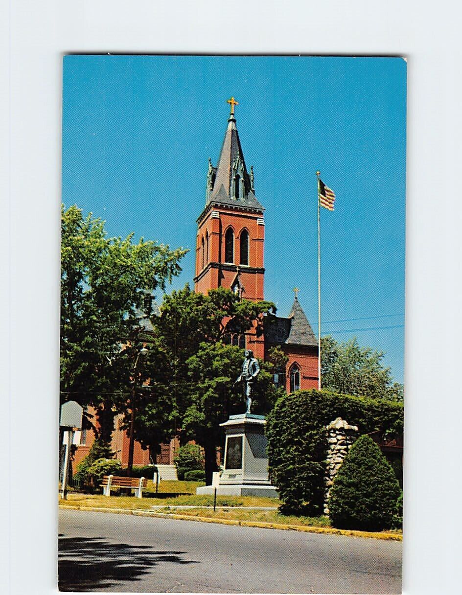 Postcard Huntington Square Amesbury Massachusetts USA