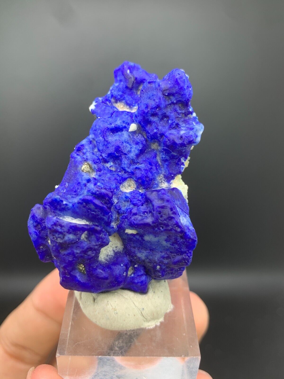 43 Gram. Damaged free Perfect Royal Blue Small Size Lazurite Crystal Specimen.