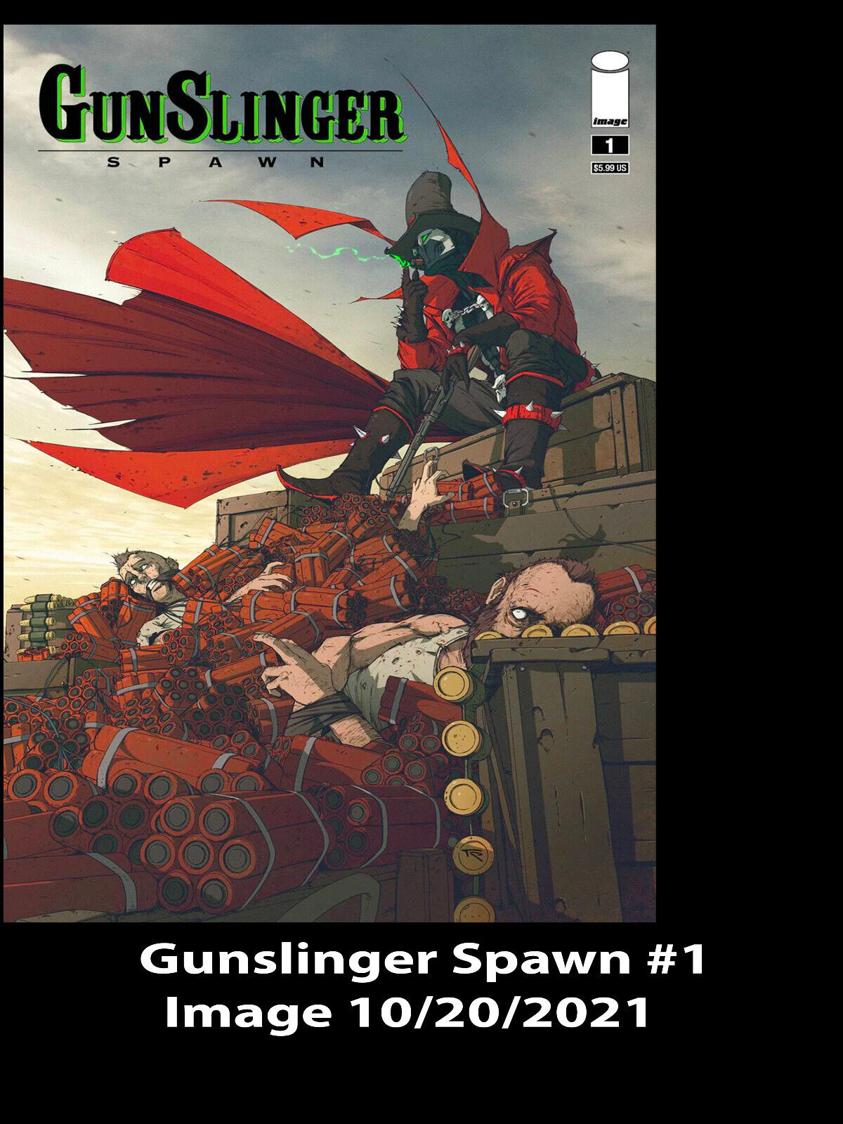 Gunslinger Spawn #1 Kirkman Variant NM McFarlane FREE Comic Read Below