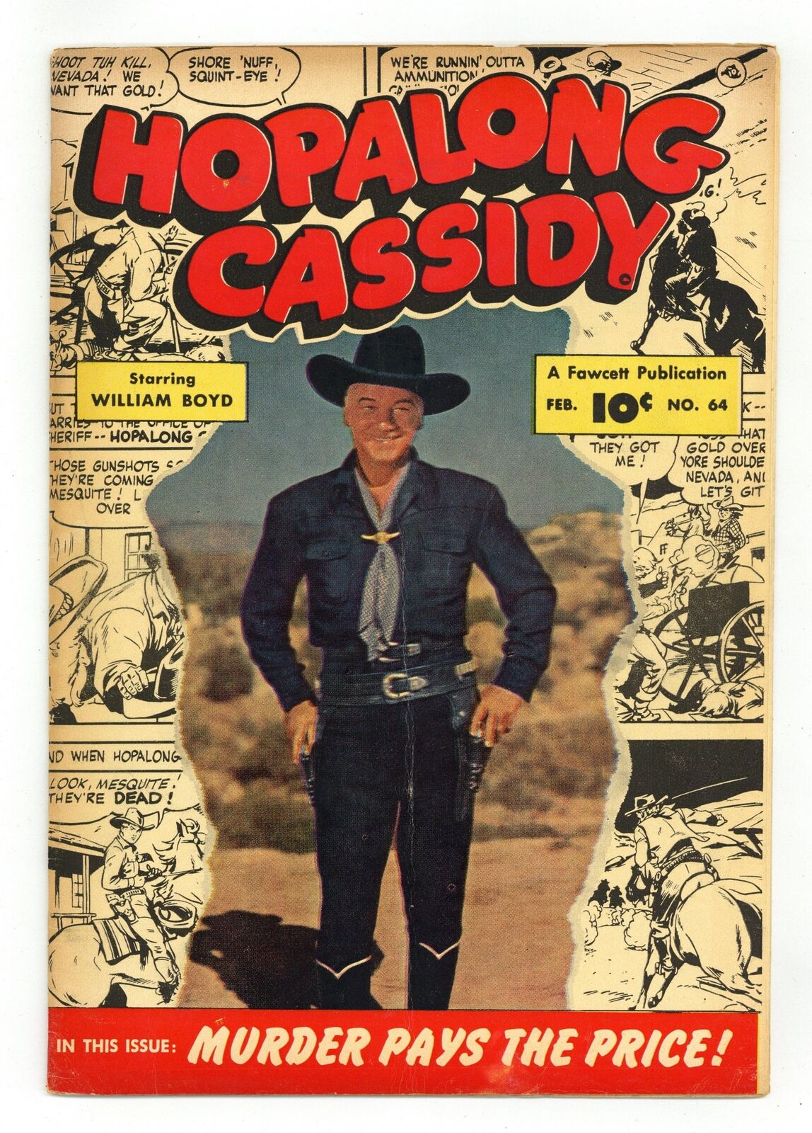 Hopalong Cassidy #64 VG 4.0 1952
