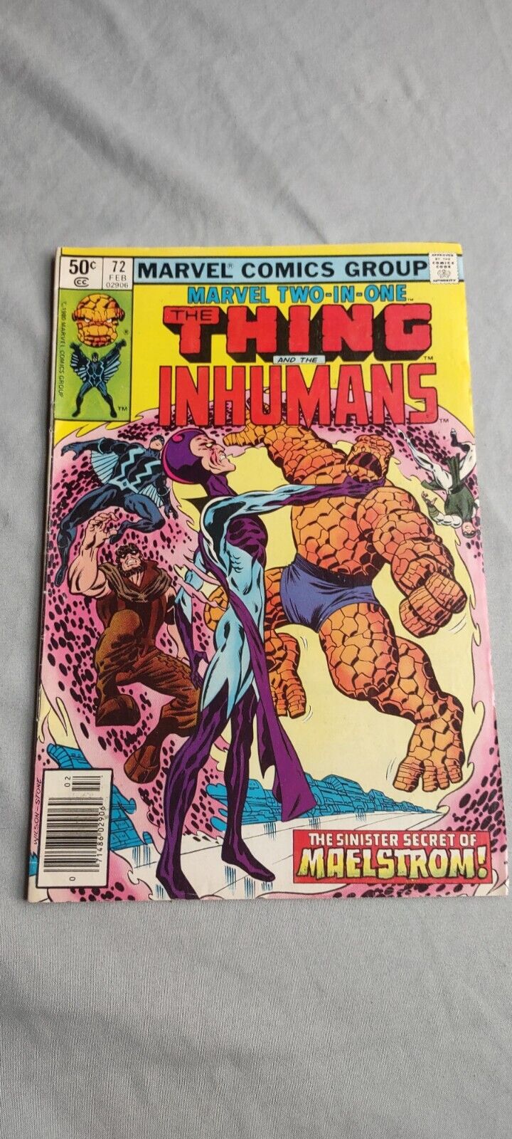 MARVEL TWO IN ONE #72 THE THING AND INHUMANS COMBINE SHIP UP TO 3 COMICS