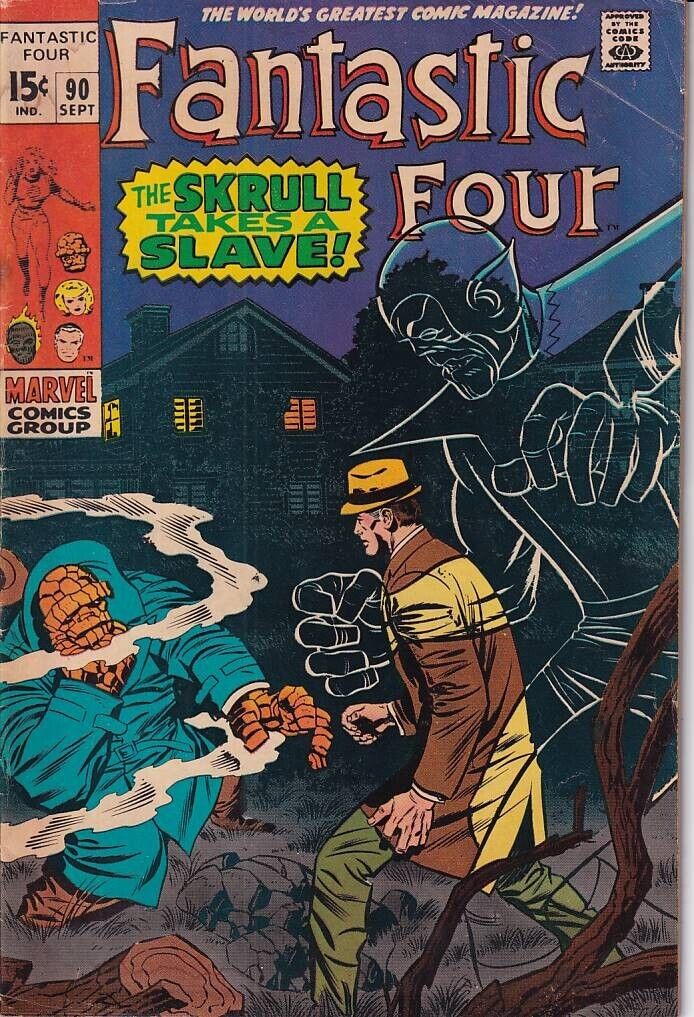 42284: Marvel Comics FANTASTIC FOUR #90 VG Grade